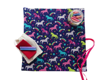 Unicorn Travel Chalkboard Mat for Creative Kids