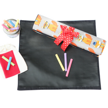 Fox Travel Chalkboard Mat for Creative Kids