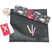 Girl Power Scientist Travel Chalkboard Mat for Creative Kids