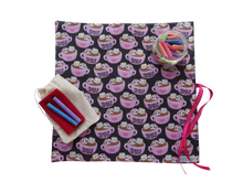 Hugs and Hot Cocoa Travel Chalkboard Mat for Creative Kids