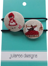 Little Red Riding Hood Large Hair Ties - 3 Colors to Choose From