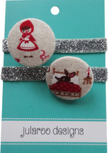 Little Red Riding Hood Large Hair Ties - 3 Colors to Choose From