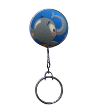 Retractable ID Badge Reel - Retro Elephant