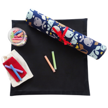 Whale Travel Chalkboard Mat for Creative Kids