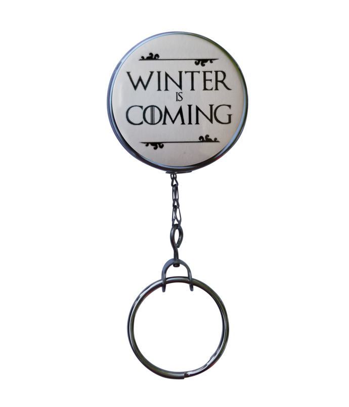 Winter is Coming Retractable ID Badge Reel