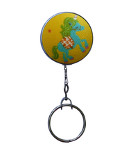 Turquoise Unicorn Retractable ID Badge Reel