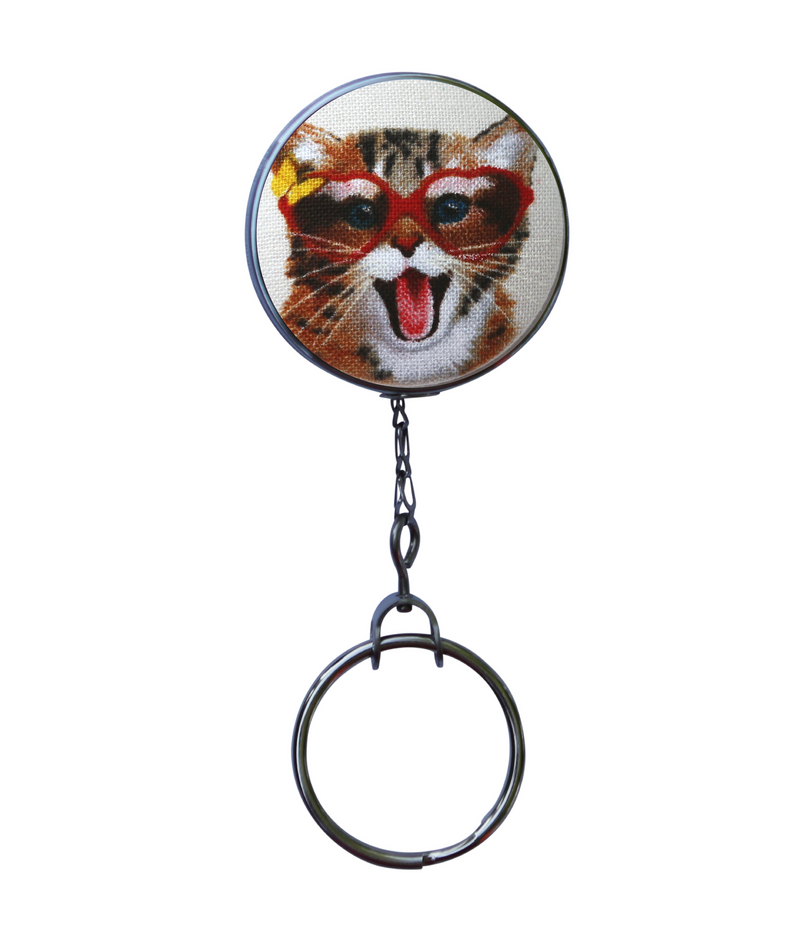 Happy Cat Retractable ID Badge Reel – Jularoo Designs