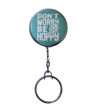 "Don't Worry Be Hoppy" 3 Colors to Choose From Retractable ID Badge Reel
