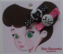 Grey and Black Cat Hair Clips