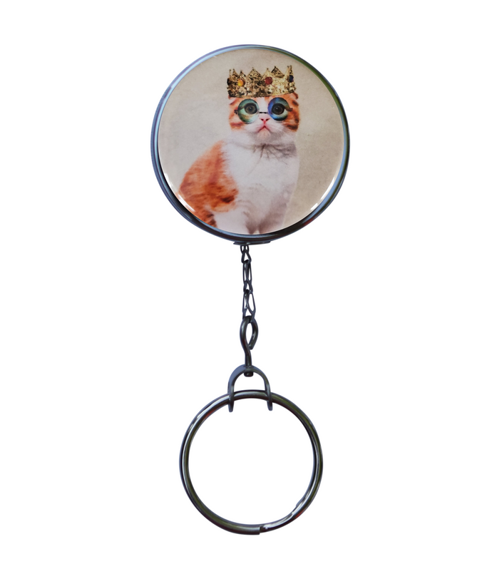 Regal Cat Retractable ID Badge Reel