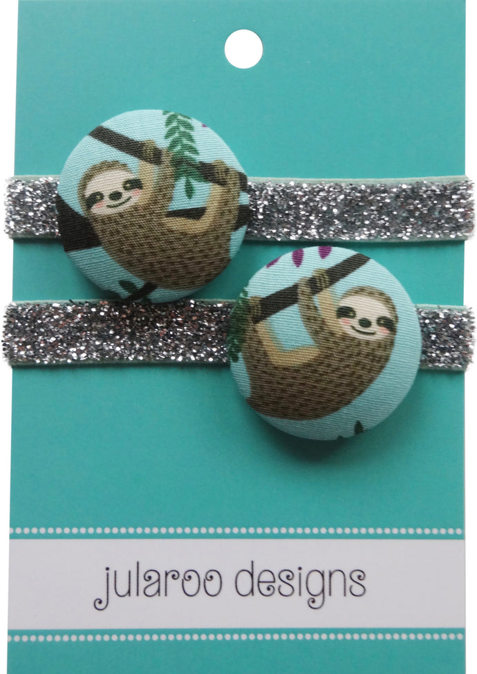 Sloth Hair Ties - 3 Colors to Choose From