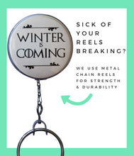 Winter is Coming Retractable ID Badge Reel